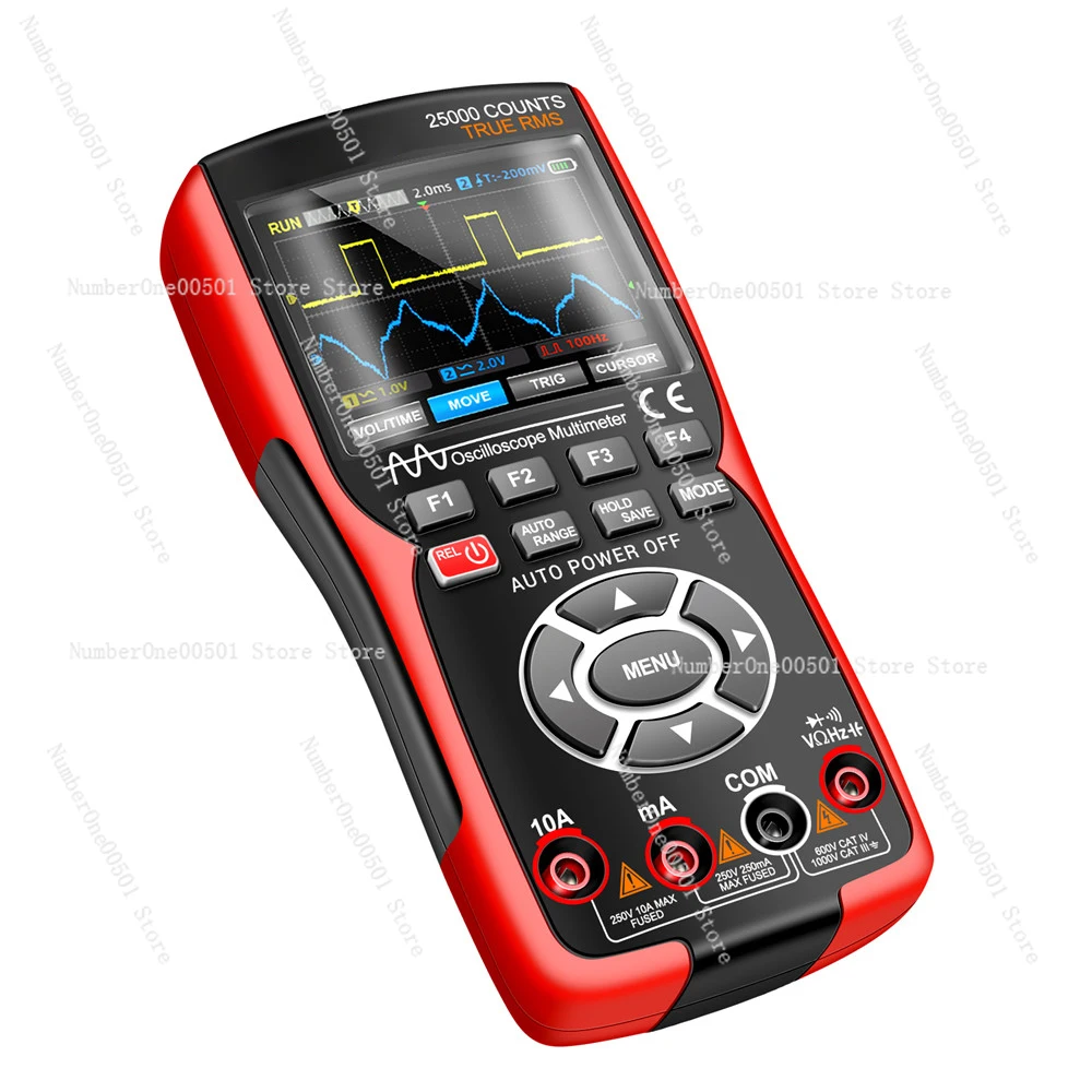 Three-in-One Handheld Color Screen Oscilloscope High Precision Intelligent Anti-Burning Auto Repair Oscilloscope Multimeter