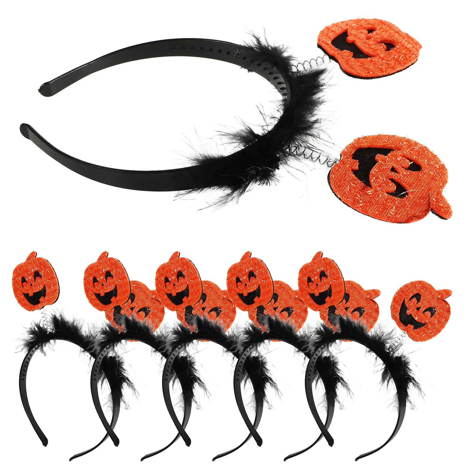 

6 шт., повязки на голову с тыквой на Хэллоуин, милая форма тыквы, вечерние аксессуары для косплея, женский подарок, реквизит для фотосессии