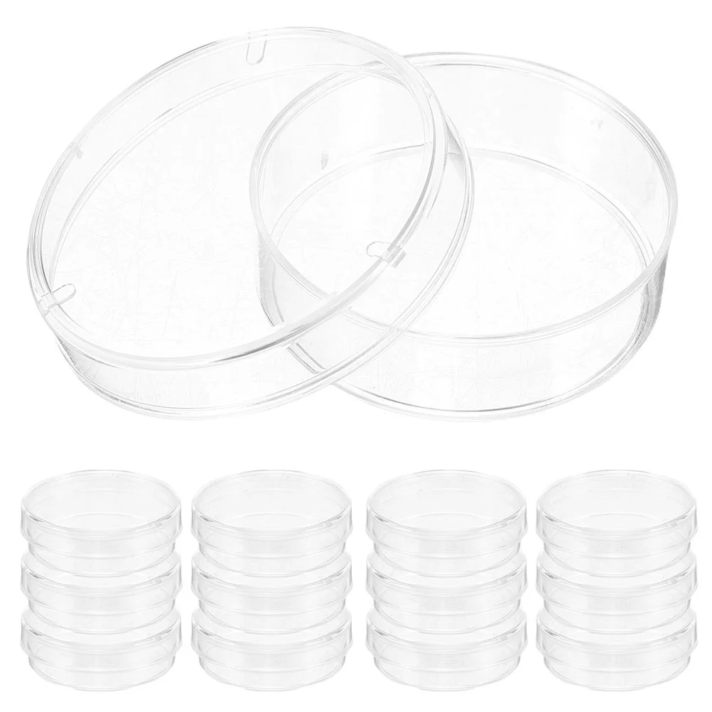 

100Pcs Transparent 35mm Plastic Petri Dishes Culture Plates Lab Cell Observation Microbiology Science Research Projects