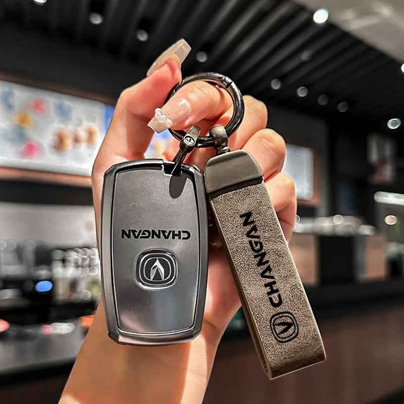

New Luxury TPU+ALLOY Car Key Case Suitable Shell fob for ChangAn CS75Plus CS35Plus UangX7 YiDong CS55Plus KuaiX5 car ACCESSORIES