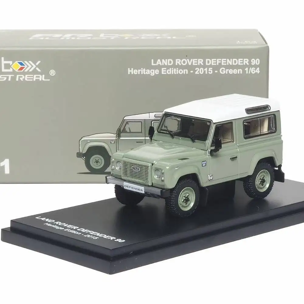 ar-box164-defender-90-heritage-edition-modellino-auto-in-lega-veicolo-fuoristrada-miniatura-da-collezione