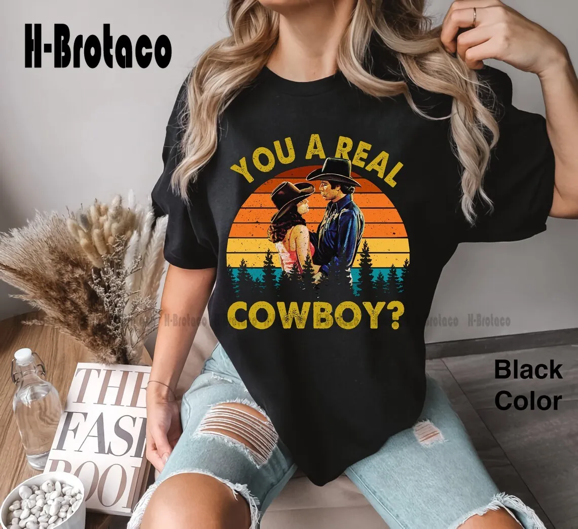 Футболка с изображением городского ковбоя, бабочка и Сисси, вы действительно ковбойский Винтажный Фильм, рубашка в западном стиле, Подарочная футболка для вас и друзей