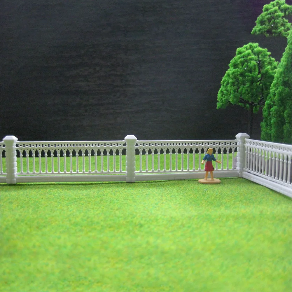 Evemodel 1 Meter Model Railway White Building Fence Wall 1:87 HO OO Scale LG10001