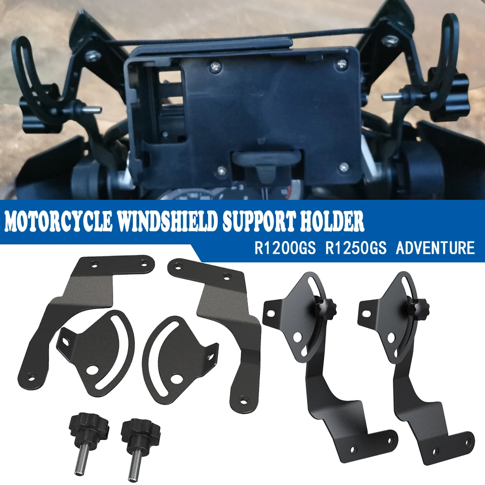 

Windshield Support Holder Windscreen Strengthen Bracket Kits For BMW R1200 R1250 GS ADV R1200GS R1250GS Adventure Accessories