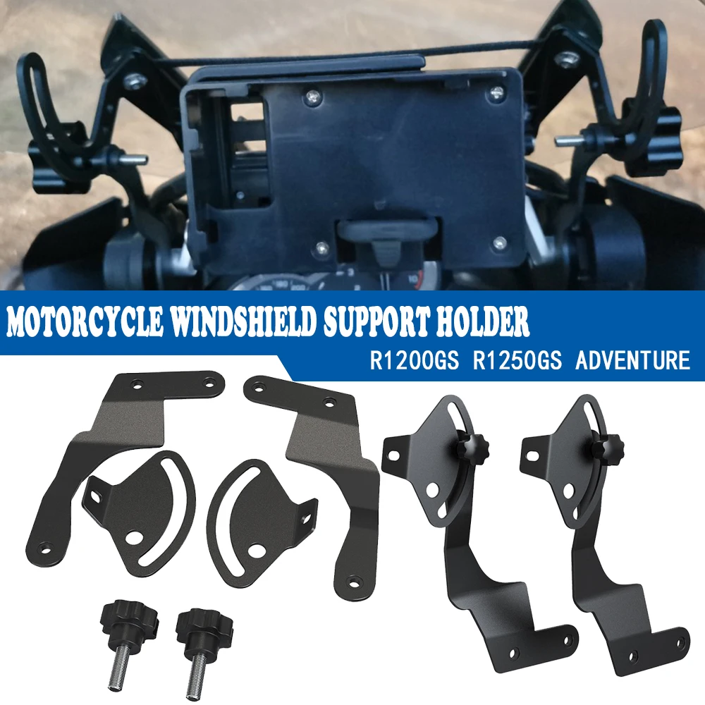 

For BMW R1200 R1250 GS ADV R1200GS R1250GS Adventure Accessories Windshield Support Holder Windscreen Strengthen Bracket Kits