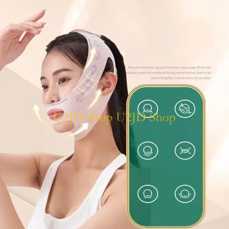 피부 예방 및 치료를위한 U2JD 스트레치 가능한 페이스 리프트지지 스트랩