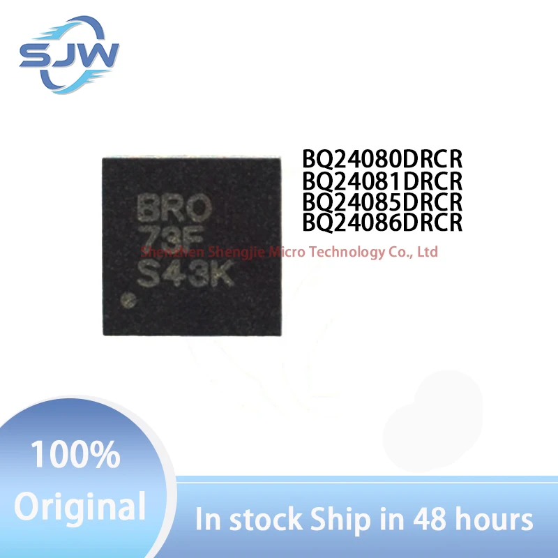 

BQ24080DRCR BQ24081DRCR BQ24085DRCR BQ24086DRCR Screen printing BRO BRP COV CDW encapsulation VSON-10 Power management chip