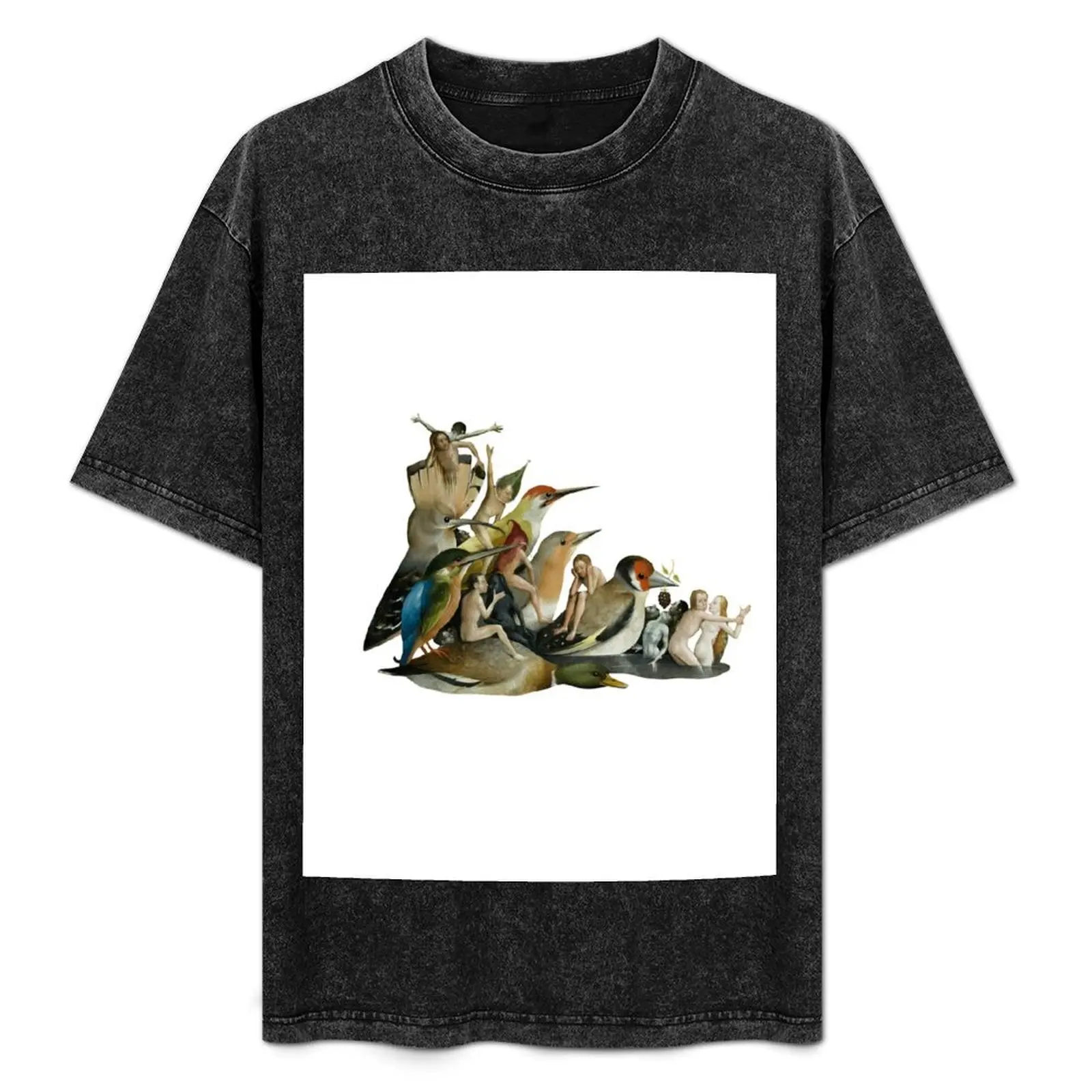 Hieronymus Bosch Garden of Earthly Delights T-Shirt anime stuff sublime T-shirts oversize tshirts for men