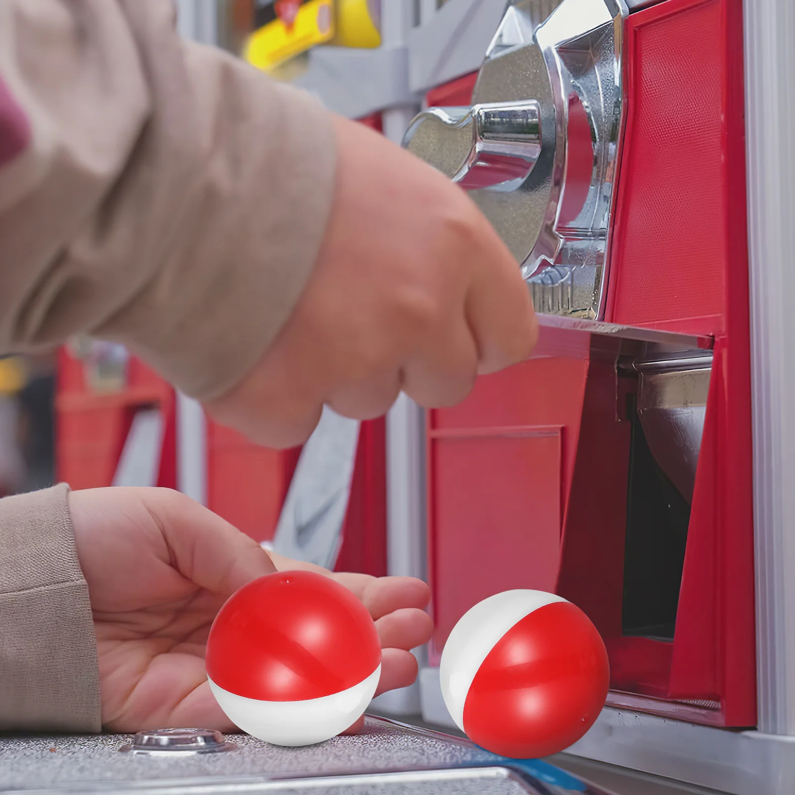 

25pcs Empty For Vending Machine Fillable Plastic Balls Party Favor Storage Containers Candy Gumballs Machine Bulk