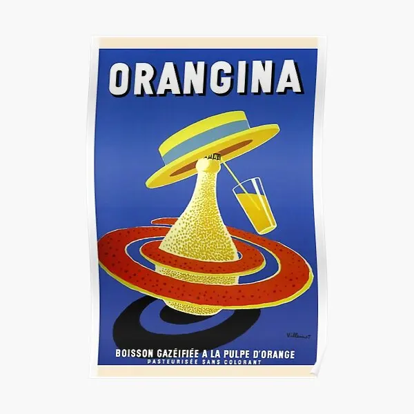 

Постер Orangina с принтом, Декор для дома, искусство, забавная картина для комнаты, Настенная картина, современный винтажный стиль, без рамки