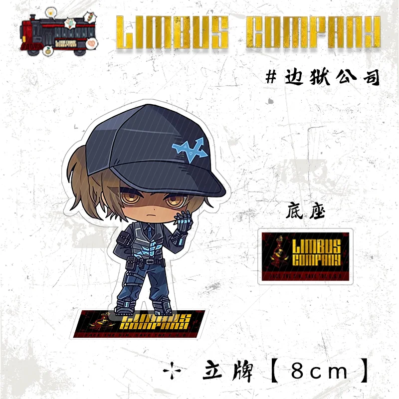 Limbus Company Anime keychain women acrylic key chain man funny key ring Pendant Ornament Accessories friend gift