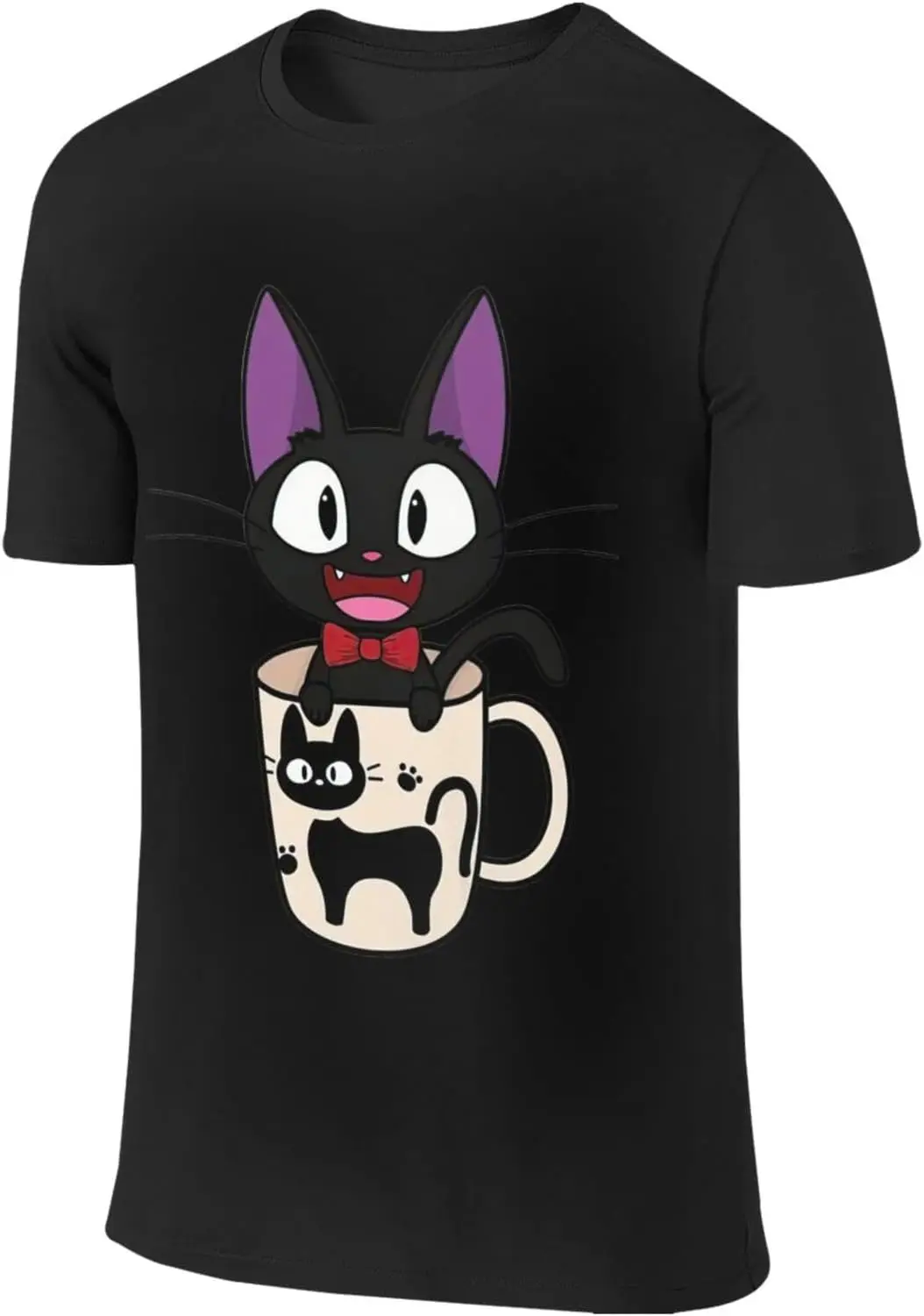 New Dads T Shirt for Kiki cat Delivery Service Tee,Hippie Clothing Short Sleeve Shirt