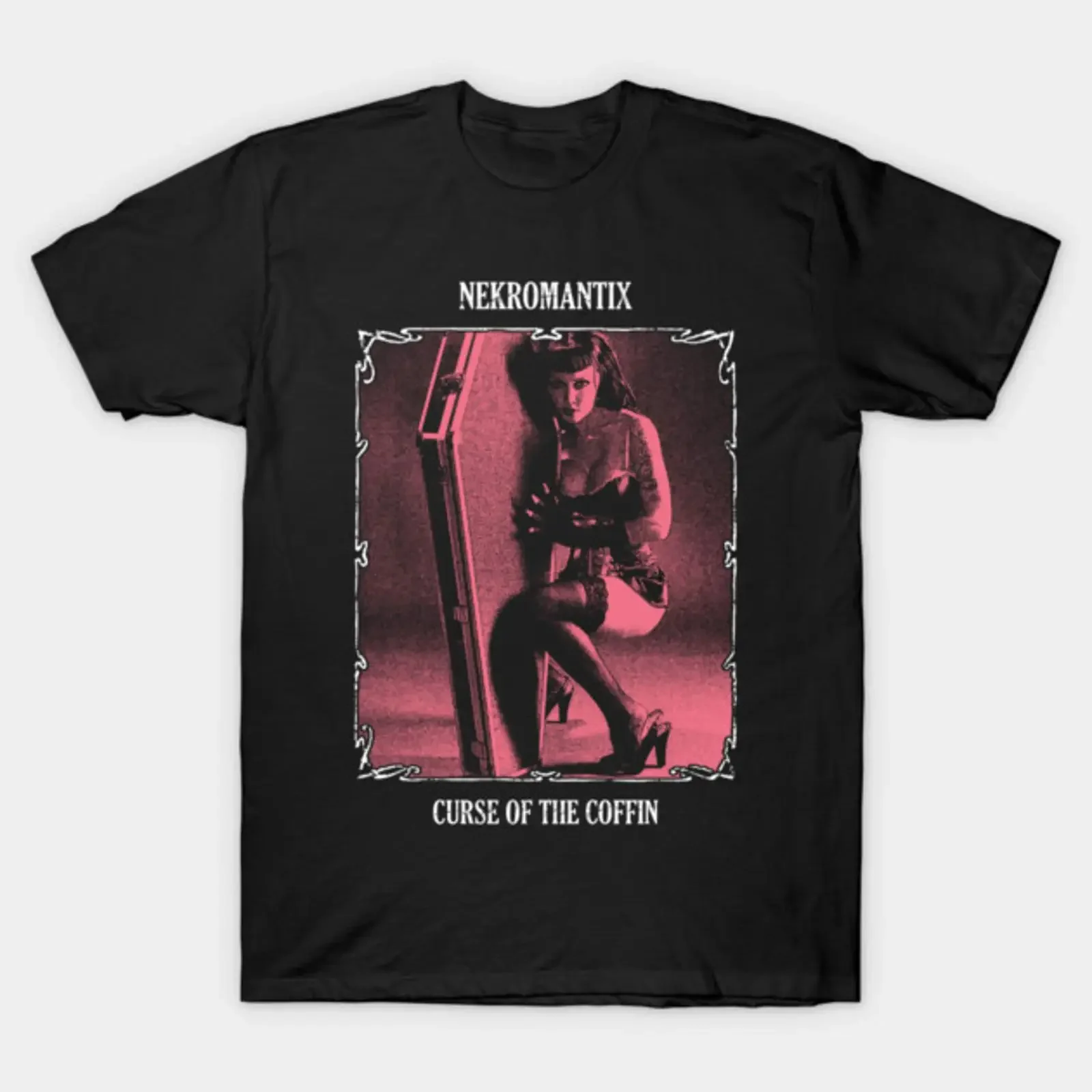 Nekro Psychobilly COTC Fanmade T Shirt vintage Washed Stretched graphic streetwear designer clothes Casual