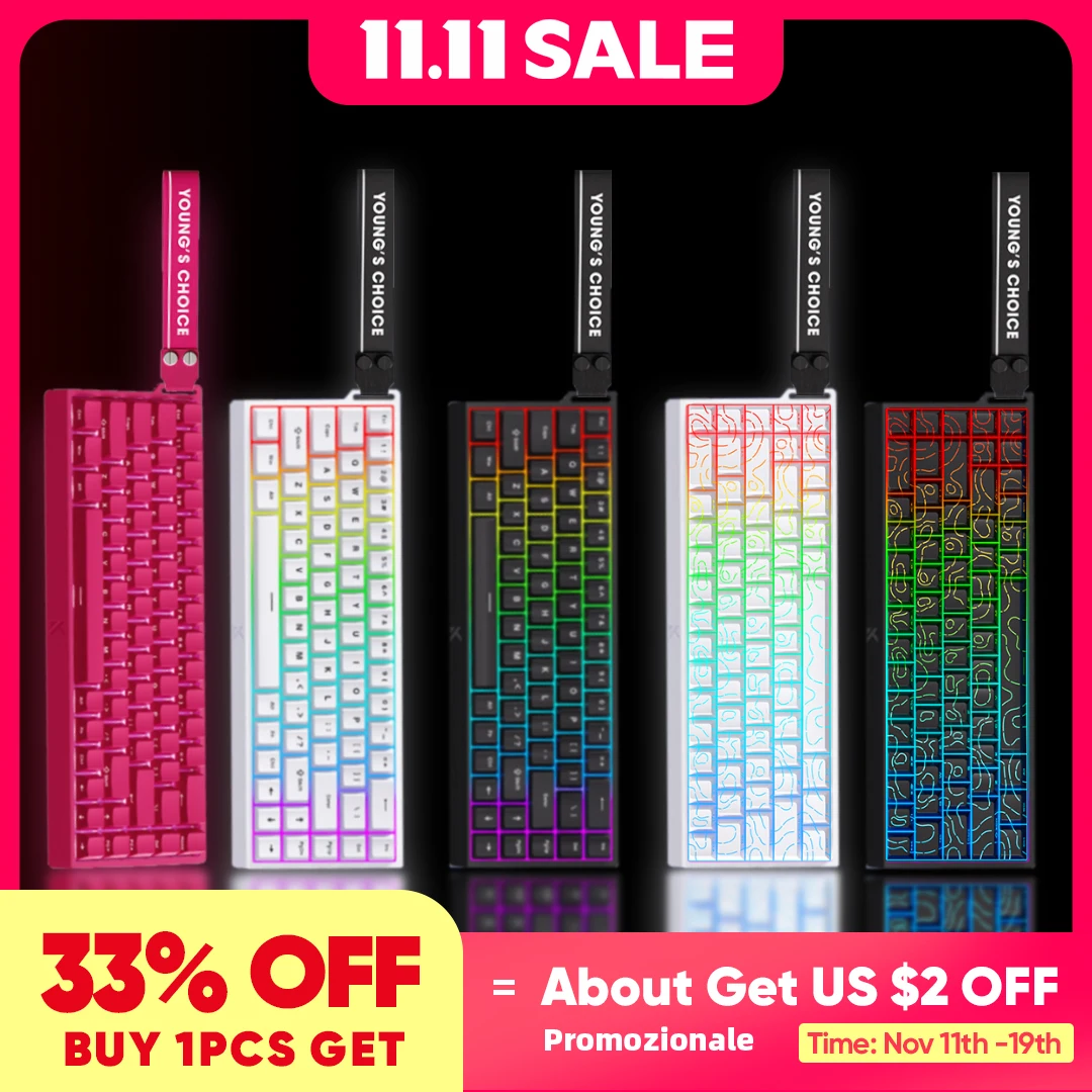 

Mchose Ace68 Ace 60 Pro Ace 68 Ace60 Pro Игровая магнитная клавиатура Проводной быстрый триггер 0,005 мм 8K Возврат 0,1 мс Игровая клавиатура