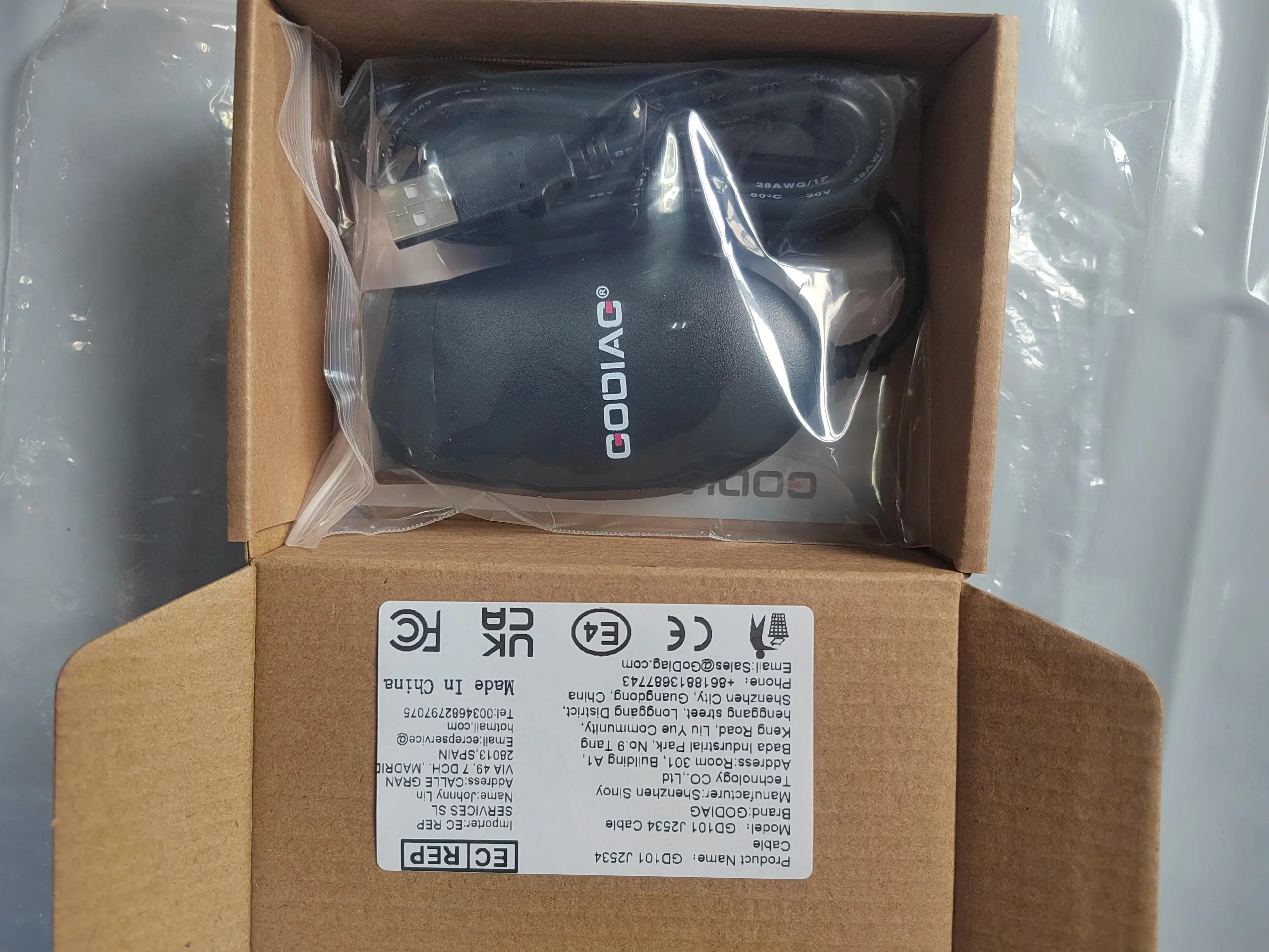 GODIAG GD101 J2534 Diagnosekabel für Ford, Mazda, Honda, Toyota, Renault, Forscan, ScanMaster, SDD, PCM-Flash, ELM327, J1979