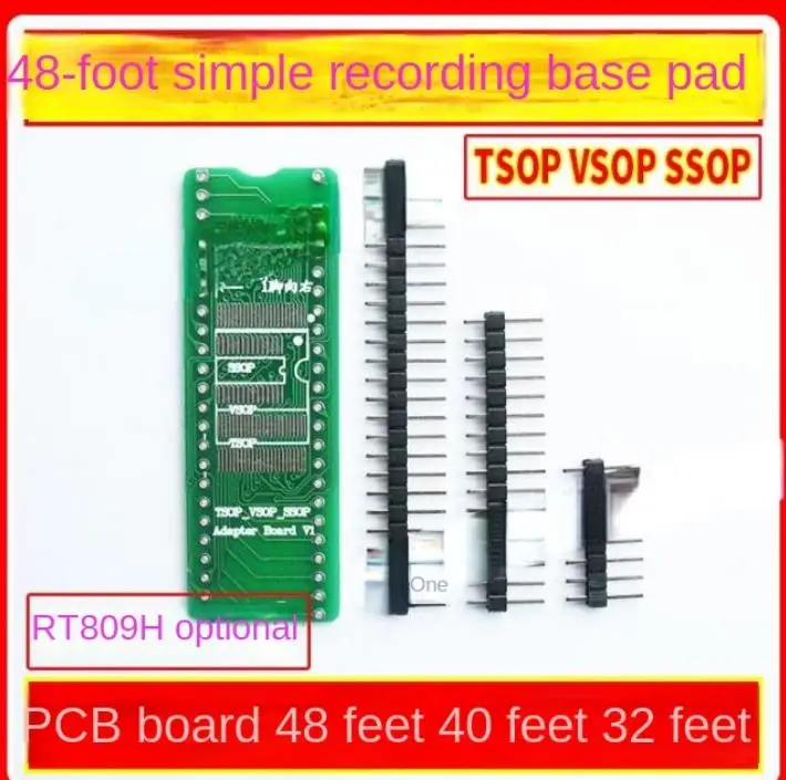 48 футов, простая щетка, панель для щетки TSOP VSOP SSOP, печатная плата RT809H, применимый программатор