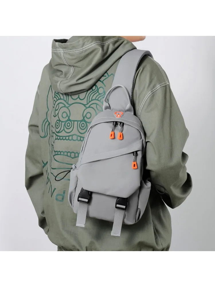 Nowa torba na klatkę piersiowa tkanina Oxford YoReAi dla mężczyzn prosta modny plecak wielofunkcyjna torby kurierskie typu Crossbody opakowanie podróżne na zewnątrz — zdjęcie 2