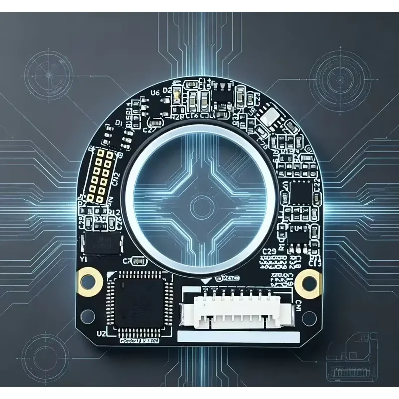 AP01 Split Hollow Shaft Absolute Magnetic Rotary Encoder High Resolution Multi-turn No Homing After Power Off for Joint