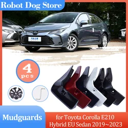 Mudguards for Toyota Corolla E210 Hybrid EU Altis Sedan 2019~2023 Mud Flaps Splash Guards Cover Spoiler Fender Flare Accessories