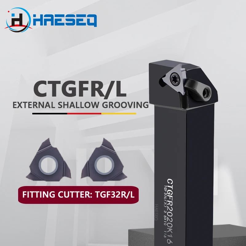 CNC Tools Turning Tool Holder CTGFR CTGFL CTGFR1616H16 CTGFR2020K16 CTGFR2525M16 External Grooving Porte Outil Tour A Metaux