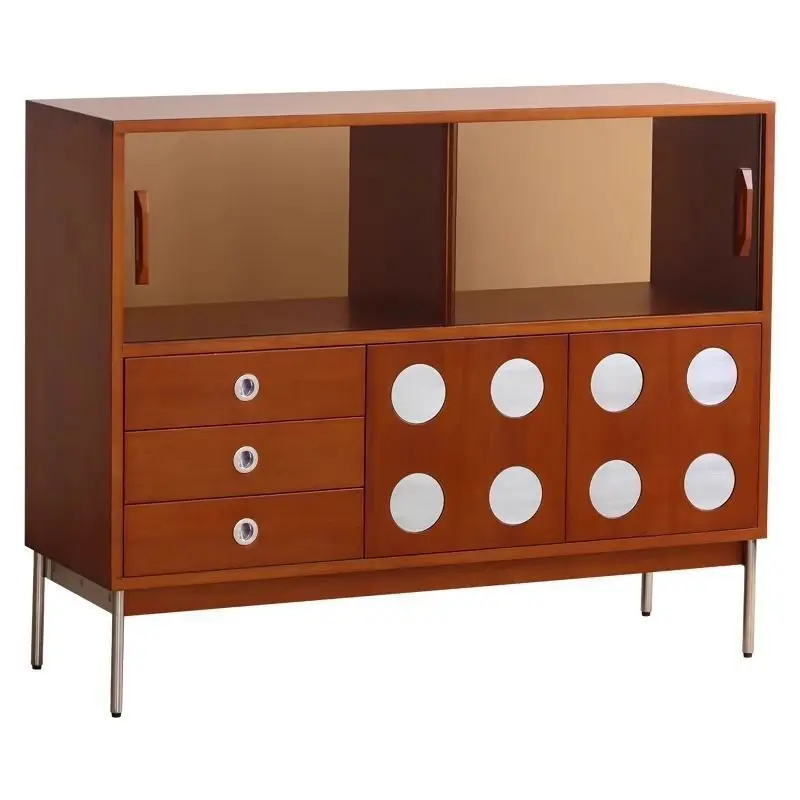 

Обеденный боковой шкаф из массива дерева, шкаф для хранения в гостиной, боковой шкаф для гостиной, бытовой шкаф