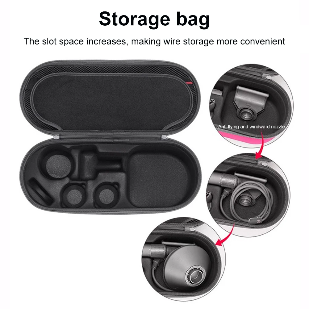 

Travel Storage Bag Case EVA Hard Case for Dyson HD15 Supersonic Hair Dryer for Dyson HD03 HD08 Supersonic Hair Dryer