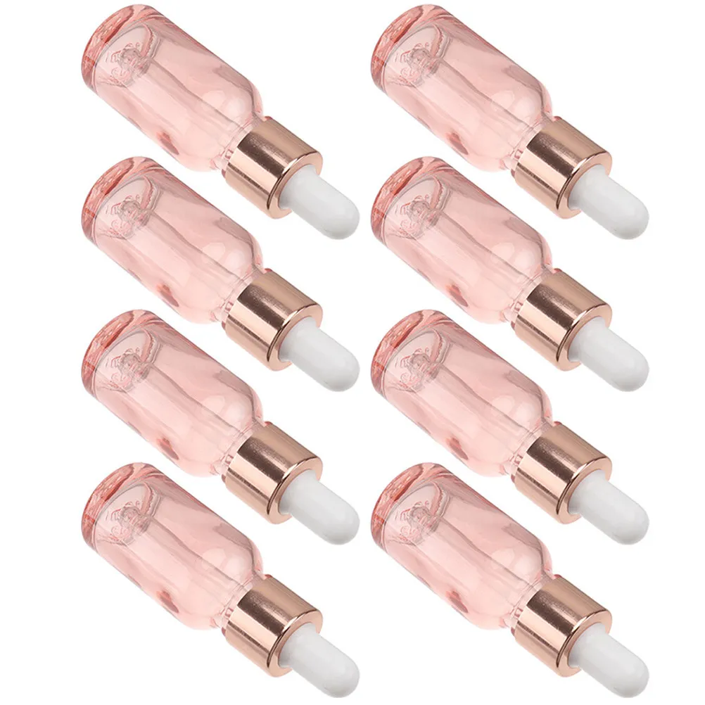 

8Pcs Essential Oil Bottles Small Glass Dropper Bottles for Aromatherapy Perfume Carrier Portable Refillable Labelling Ready