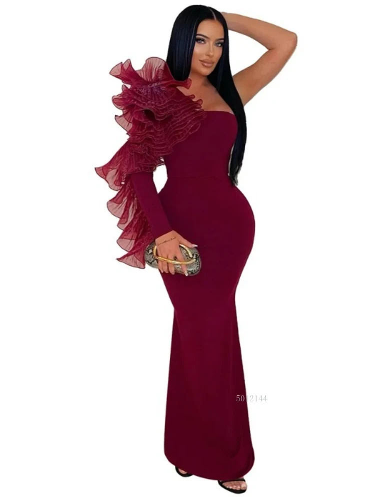 

African Dresses for Women Elegant 2026 Dashiki Summer Spring Maxi Dress Ladies Traditional African Clothing Outfits S-2XL