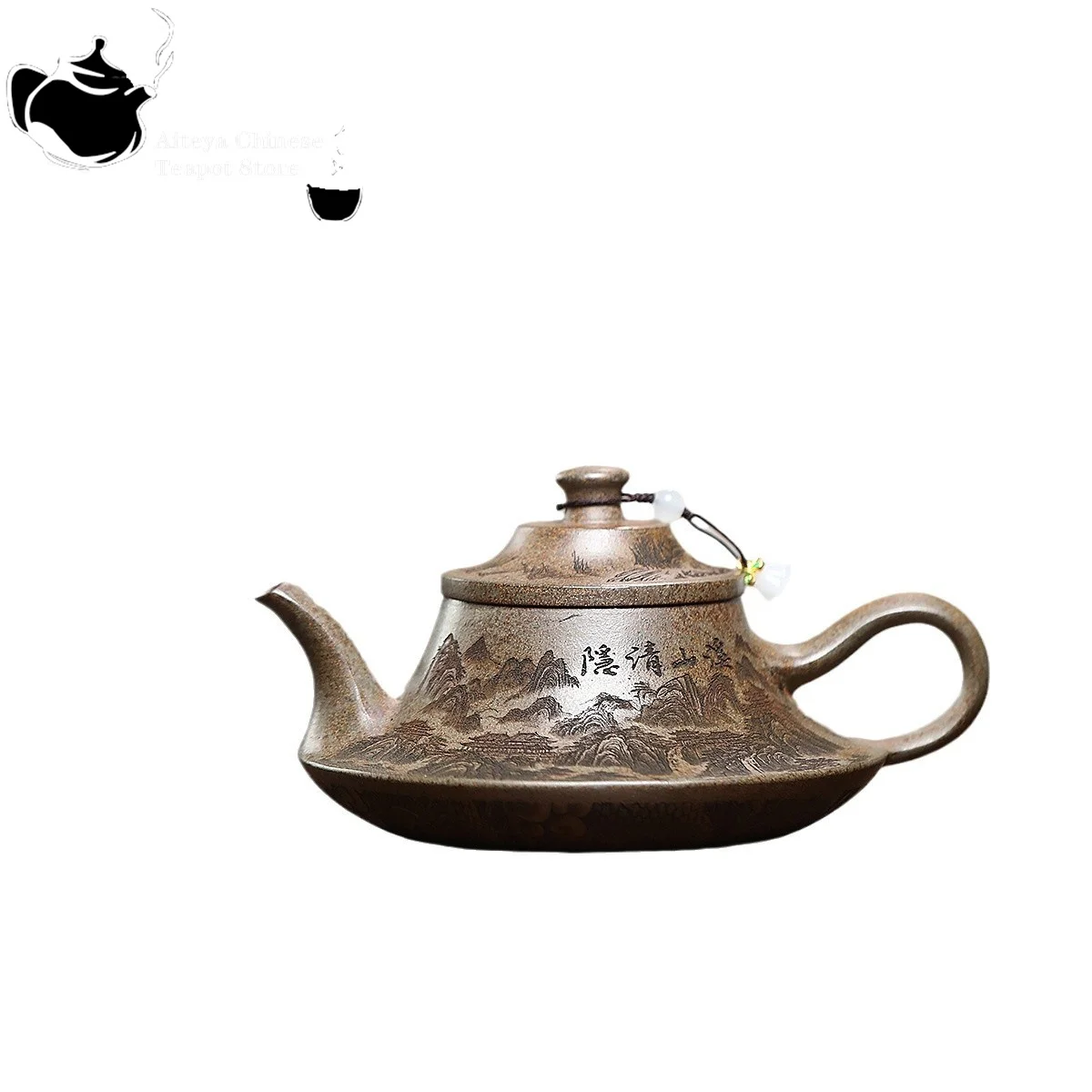 إبريق شاي من الطين الأرجواني من ييشينغ، خام أصلي، طين العود، حرق الخشب، فرن السحابة، إبريق الشاي، إبريق شاي الكونغ فو، طقم شاي الكونغ فو