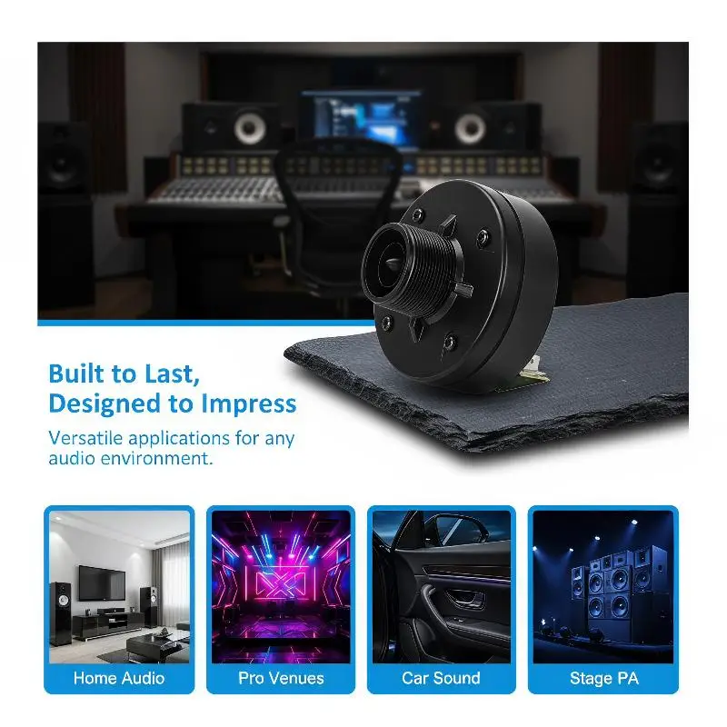 S-2580 80 Magnetic 25 Core Professional Tweeter Low Distortion High Pitch Speaker for Stage Audio DIY Sound System view 6