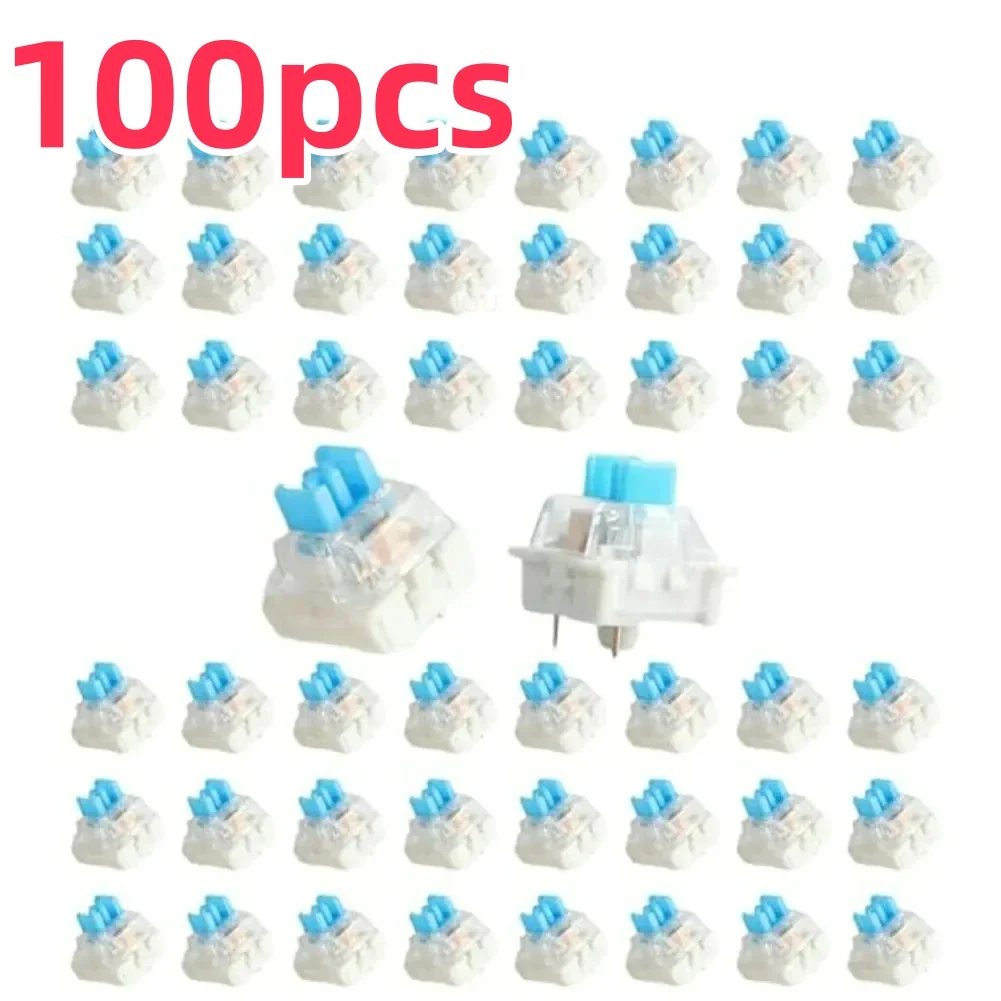 20/50/100pcs 3 Pin Tactile Keyboard Switch Keyboard Clicker Key Replacement Switch Plastic For Replacement Accessories