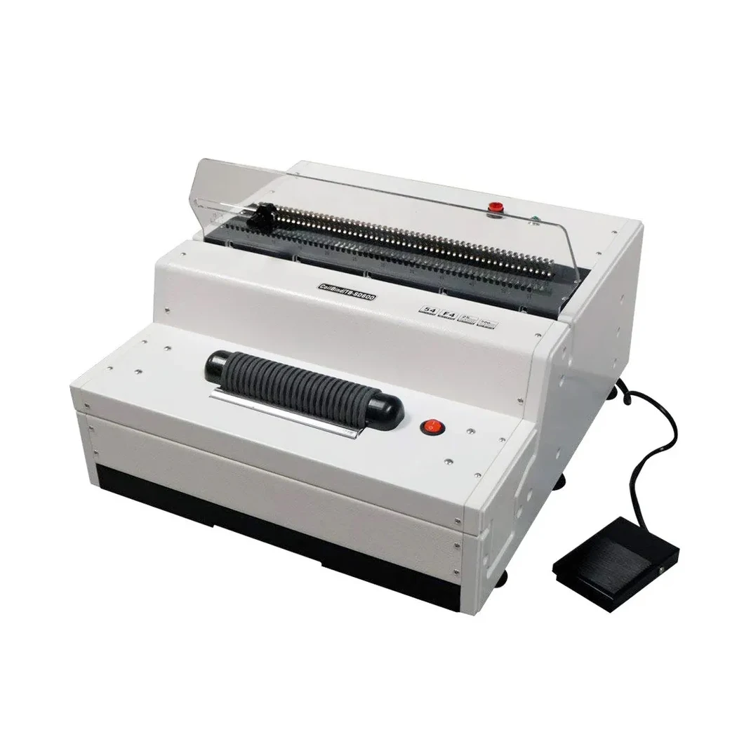 Desktop e-book spiral coil binding machine, suitable for office use