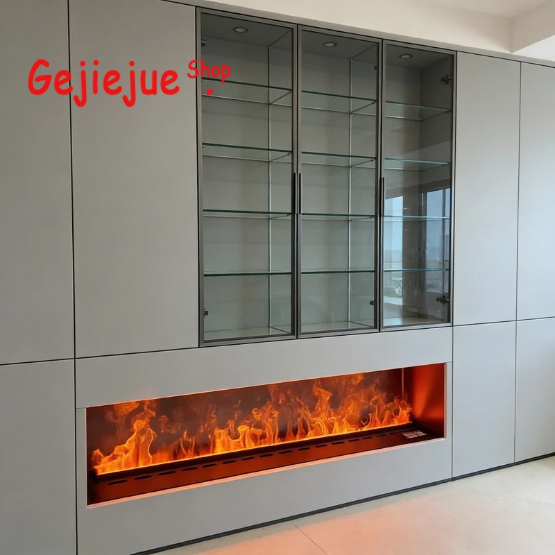 

Экологичный паровой камин - не требует вентиляции и дымохода, без выбросов, безопасная безпламенная конструкция для квартир