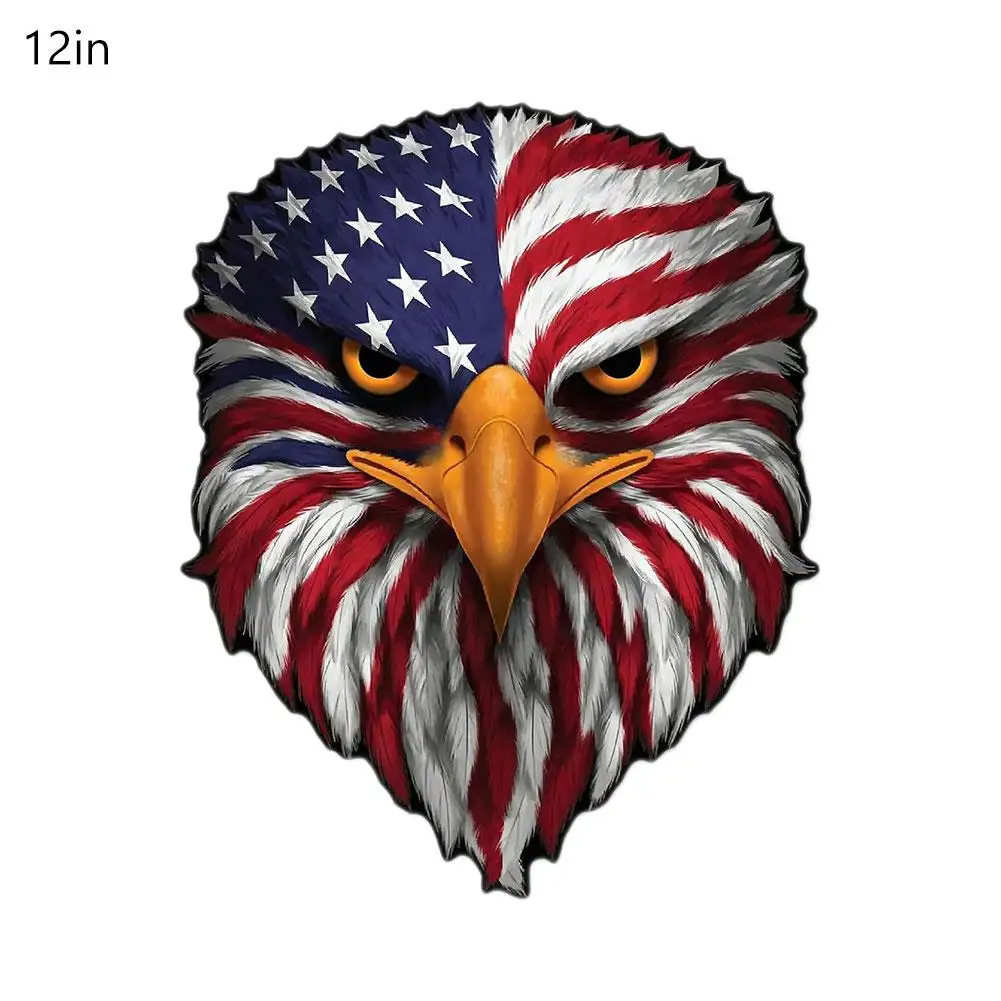 

USA 250th Anniversary Eagle Flag Bumper Sticker Reflective Waterproof Vinyl Decal For Car Truck Laptop Window