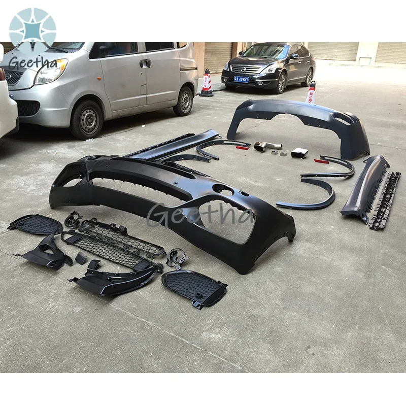 

F15 Body kit For BMW X5 F15 to M-tech bodykit Front bumper side skirt M sport exhaust rear car Bumper wheel hurb mt bumper