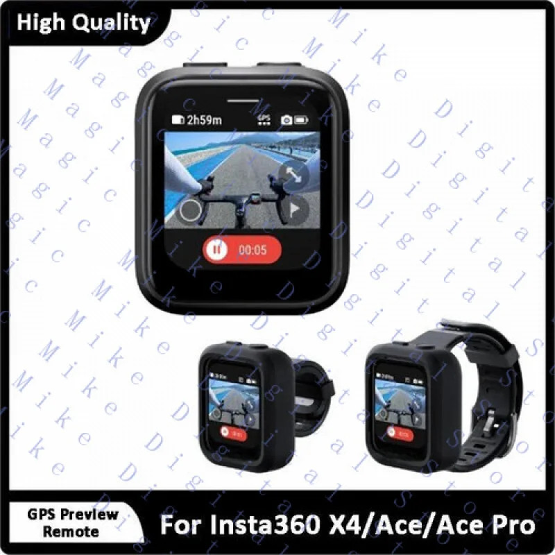 

UU GPS Preview Remote For Insta360 X4/Ace/Ace Pro Camera Bluetooth 5.0 Waterproof