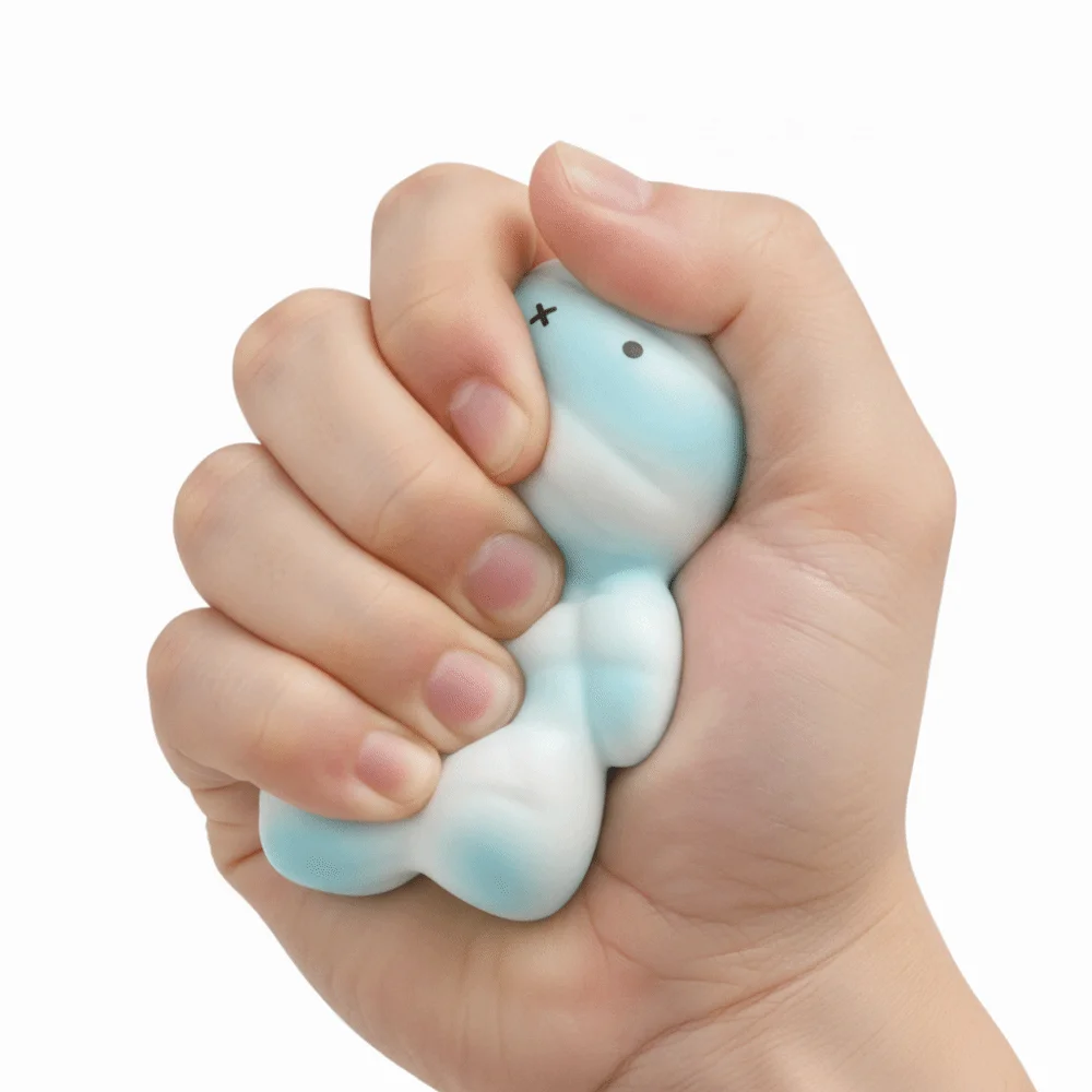Sensory Toy Soft Mummy Squishy Toy Moist Pressable Mummy Squeezable Toy Funny Cute Mummy Slow Rebound Toy Adults