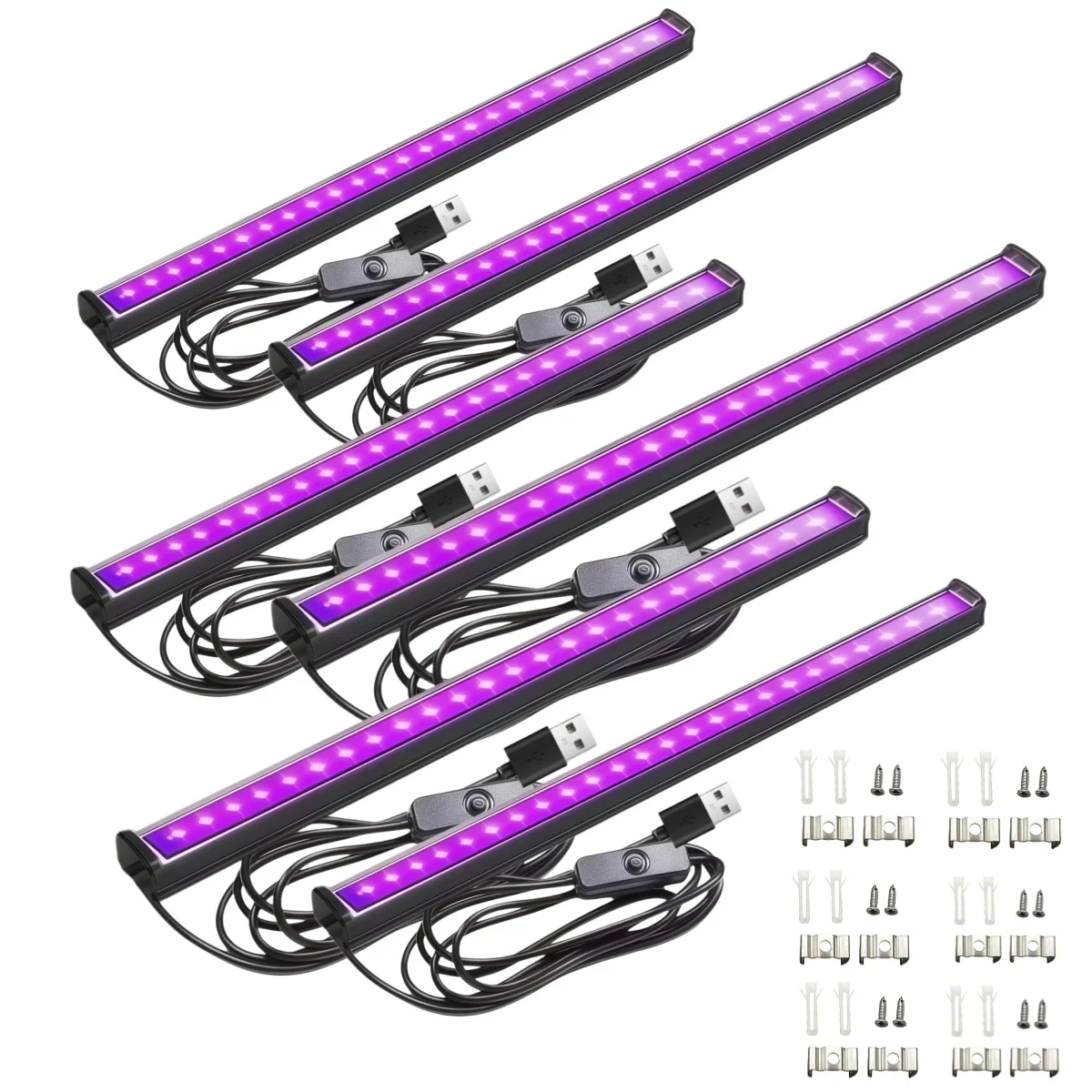 Halloween and Blacklight High Quality USB UV Light Tube for Blacklight Poster UV Art Bedroom Ultraviolet Light for