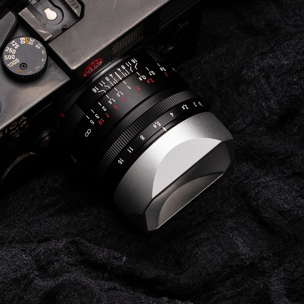 

Metal Lens Hood for Voigtlander NOKTON Vintage Line 35mm F1.5 TYPE I II Lens Hood Lens Shade LH-12 Replaces Camera Accessories