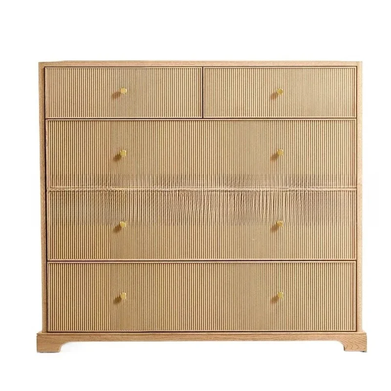 American light luxury log color chest living room furniture bedroom storage villa hotel locker