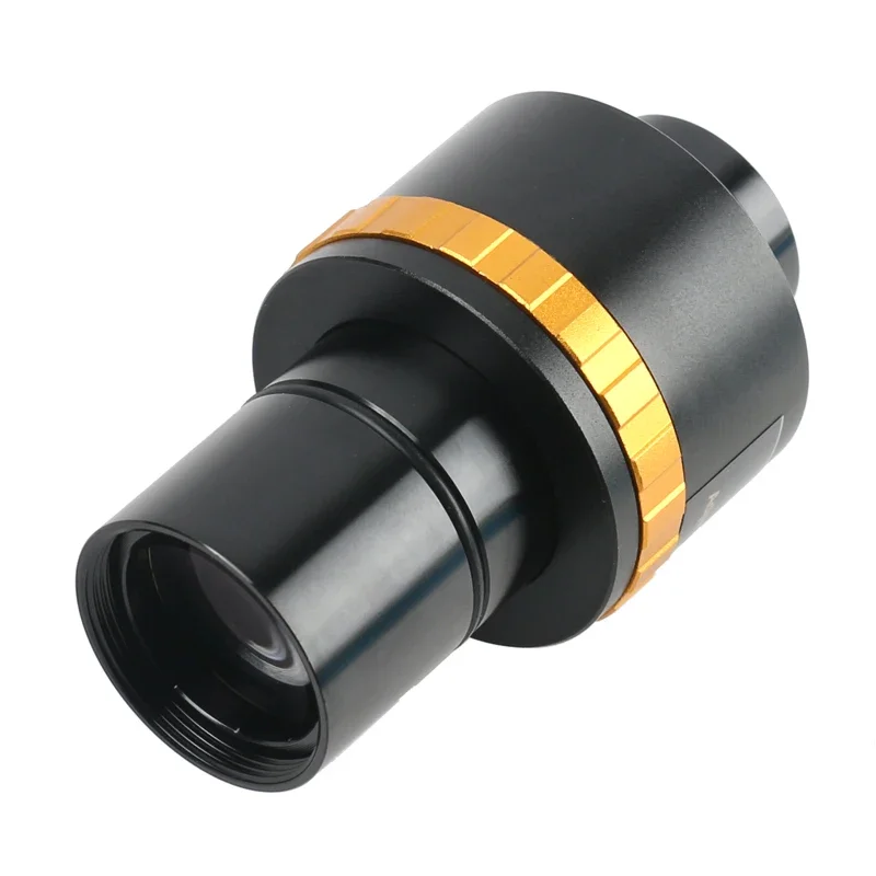 AMA037 050 075 100 Adjustabl Microscope Eyepiece Connector 23.2mm To C Mount Adapter Lens For Stereo Microscope Video Camera