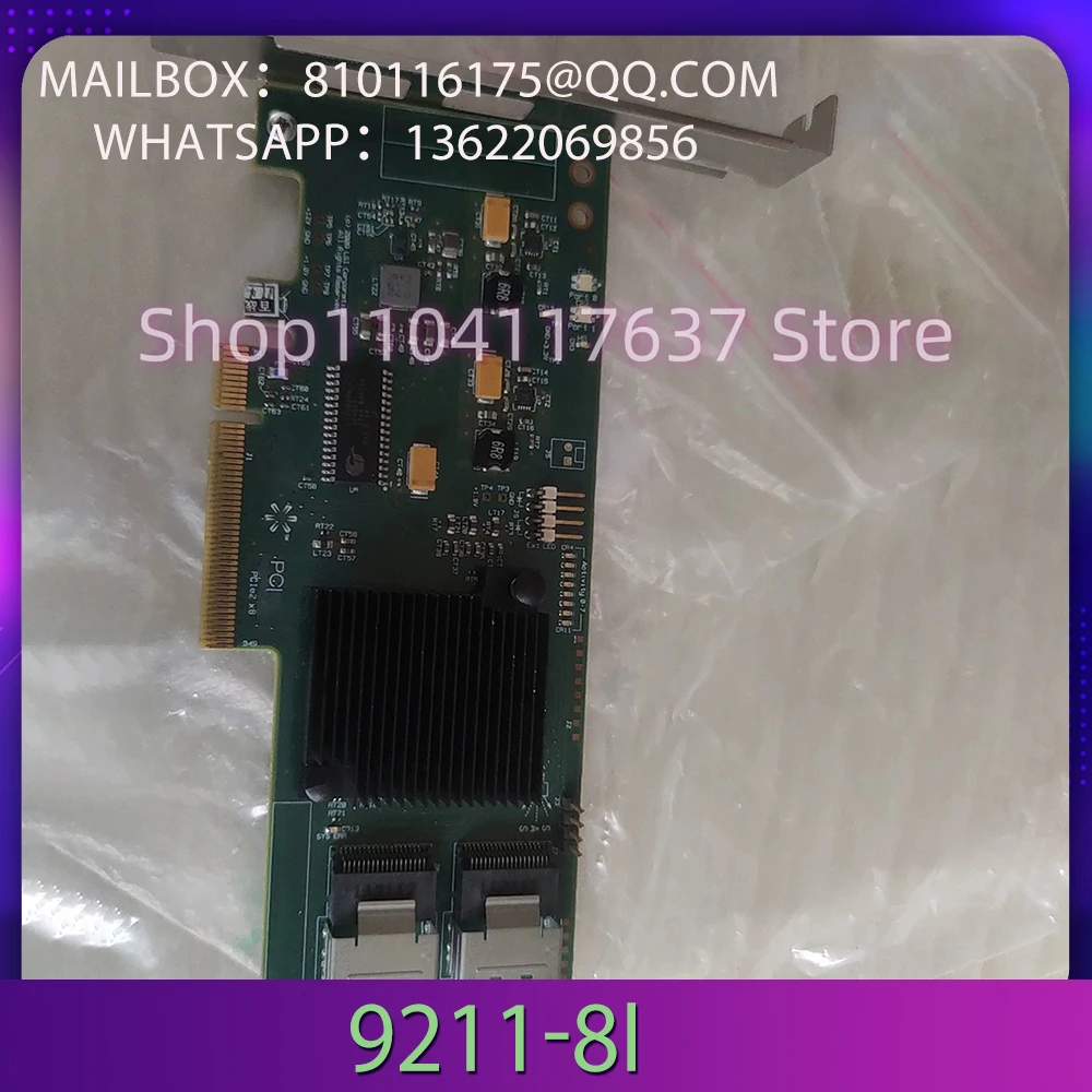 For LSI  9211-8i 6Gb 8 Internal 2xSFF-8087 Ports SATA/SAS PCI-E X8 HBA H3-25250-02