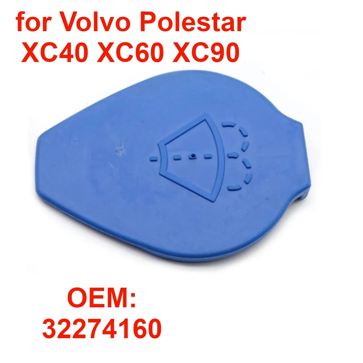 32274160 Car Fluid Reservoir Cap Windshield Washer Tank Bottle Cover for Volvo Polestar XC40 XC60 XC90