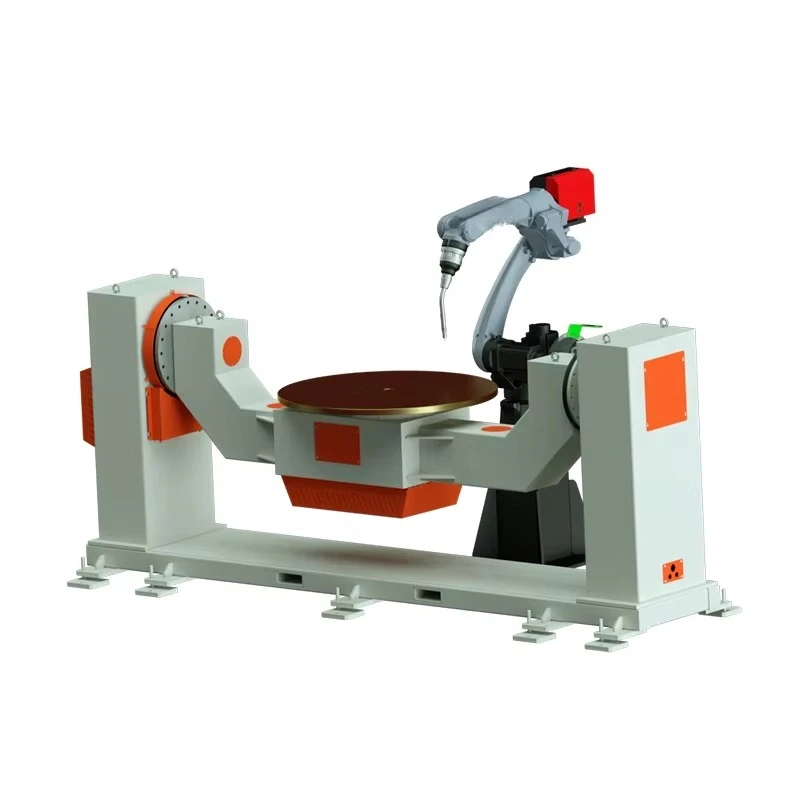 PY2ULoad 100kg-10T Biaxial Supports Customization Automatic Welding Rotary Welding Table Welding Positioner