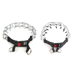 Dog Pinch-Collar Safety Buckle Large Dog Training Collar Pet Outdoor Travel Gear