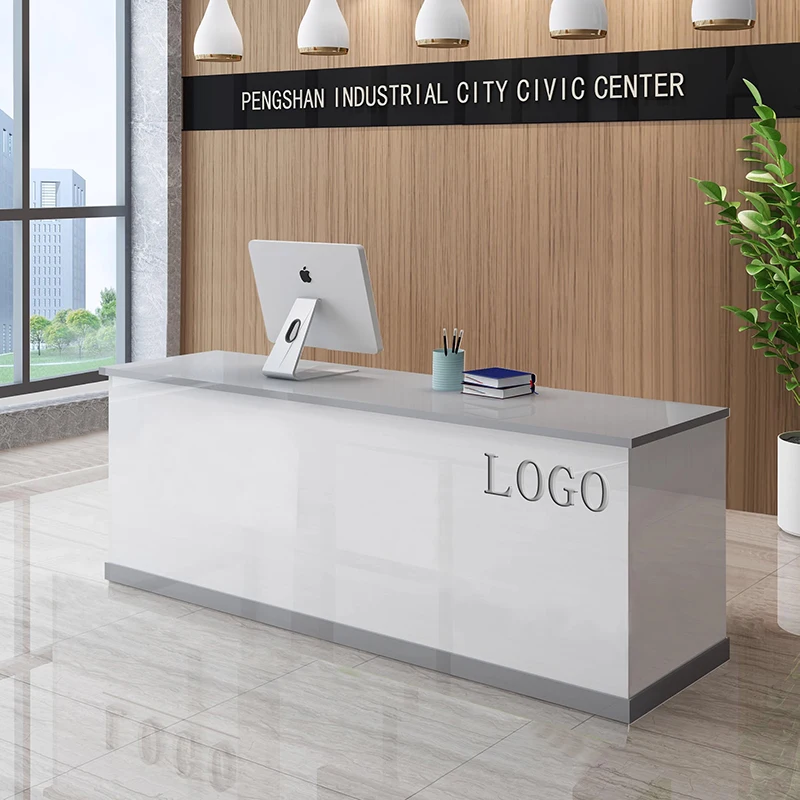 

Corner Desk Modern Counter Reception Podium Cashier Reception Desk Beauty Salon Escritorios De Computadora Office Furniture