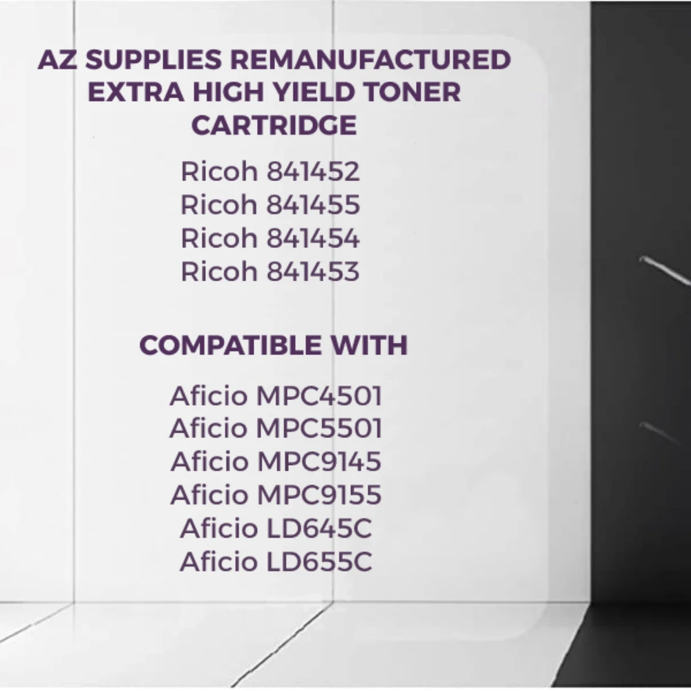 MP C4501 MP C5501 Toner Cartridge Compatible For Ricoh Aficio MP C4501 MPC5501 LD645C LD655C C9145 C9155 Printers