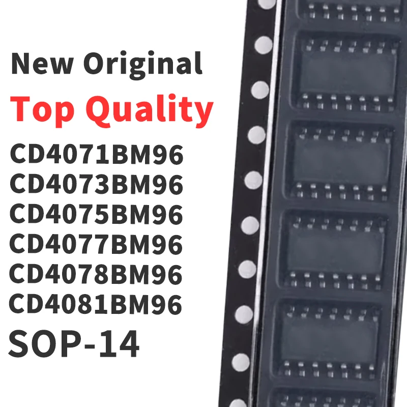 (10 Pieces) CD4071BM96 CD4073BM96 CD4075BM96 CD4077BM96 CD4078BM96 CD4081BM96 SOP-16 Chip IC New Original