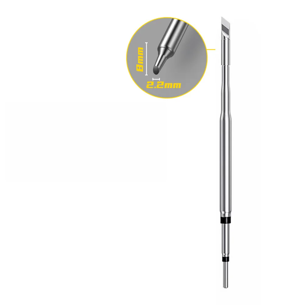 For F-NIRSI Models for Precision Soldering Set PCB Board Repairs Silver Pliers Knife-Edge Tip Tapered Soldering Tip