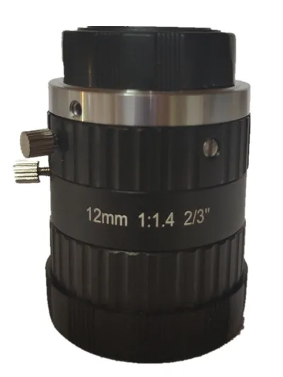 Machine Vision Industrial Lens with 5-megapixel Fixed Focus 12mm Standard C-target Surface 2/3“